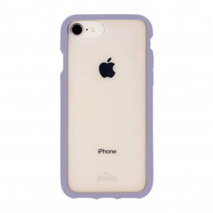 iPhone SE 2022/2020/8 Pela Clear/Lavender Compostable Eco-Friendly Protective Case