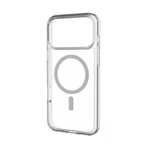 Bulk - iPhone 17 Pro Hypergear Case W/Magnets - Clear - Apple logo cut off