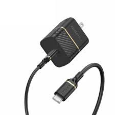 OtterBox Fast Charge Wall Charging Kit with Type-C To Type-C 3.3ft Black