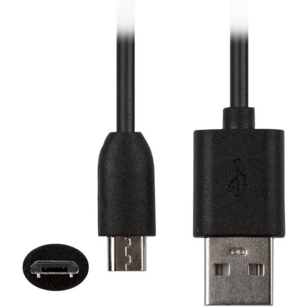 A-B Aluminum Alloy Micro USB Cable (5V 3A) (Black)